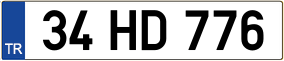 Truck License Plate